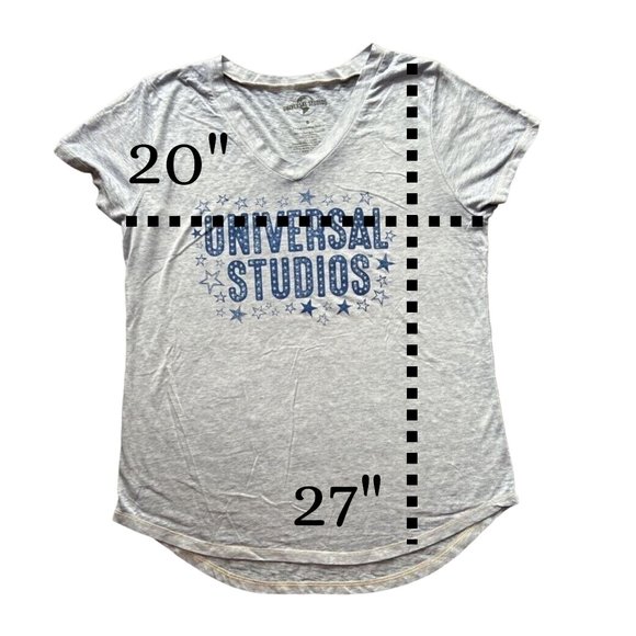 Universal Studios T-Shirt Women's S Blue Short Sleeve Round Hem Embellished New - Picture 7 of 7
